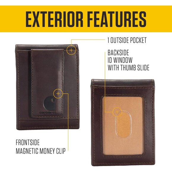 Men Durable Oil Tan Leather Wallet Available in Multiple Styles for everyday Use - Picture 5 of 8